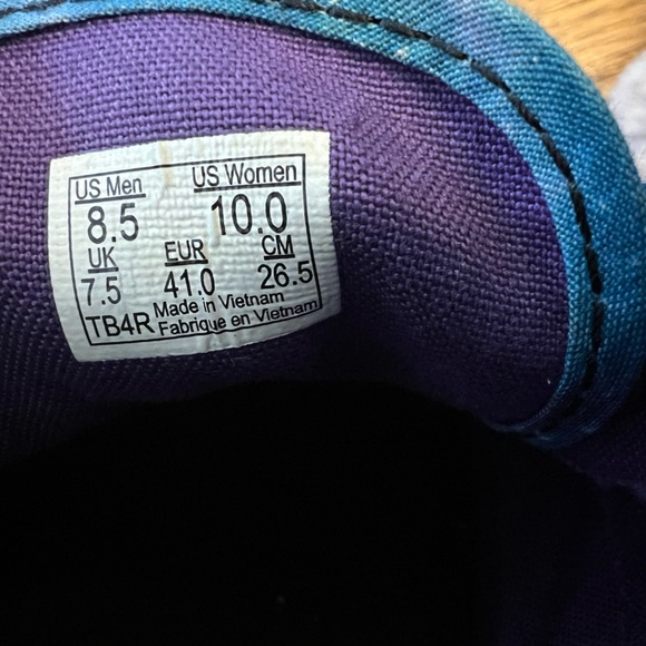 Vans Authentic Lo Pro Galaxy Cosmic Sneakers - US Men 8.5 / Women 10 - Picture 7 of 8